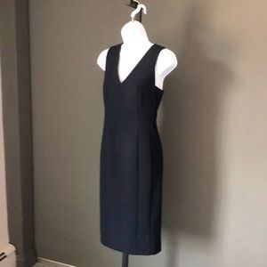 Ann Taylor V-Neck back pleaded dress